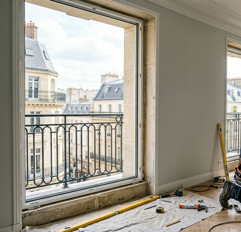 Pose de fen&ecirc;tre sur mesure &agrave; Paris 13