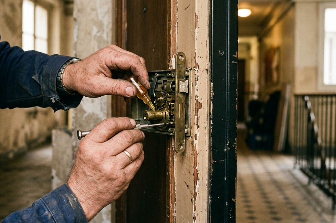 Entretien et anticipation par un artisan serrurier